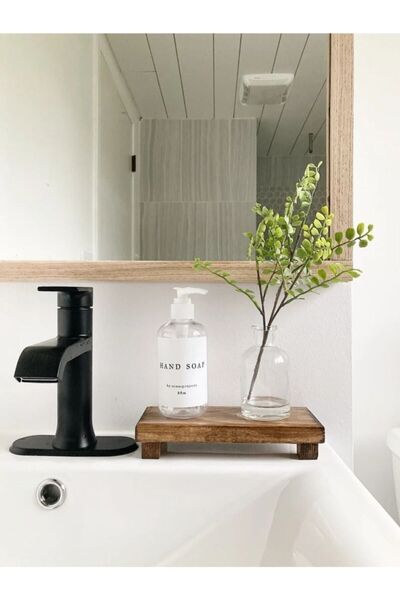 TRİWOOD Ξύλινη Βάση Παρουσίασης Καρυδιά