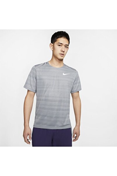 Nike Aj7565-085 M Nk Dry Miler Top Ss Erkek T-shirt