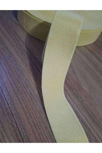 İMREN AKSESUAR Yellow 3 cm Super Rubber Waist, Frost and Leg 1 Pack 3 Meters