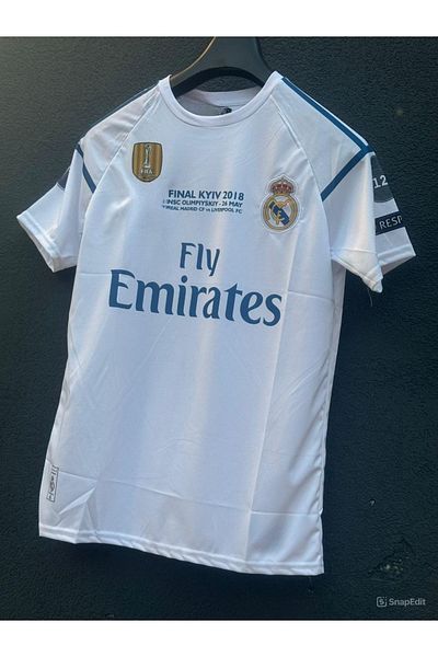 Legent Lady White Turquoise Short Sleeve 2017/18 Season Sergio Ramos Away Jersey