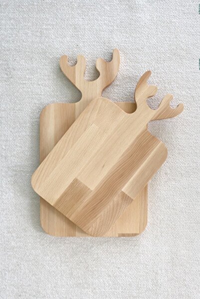 Pogo Wood لوح تقطيع الغزلان وطبق العرض