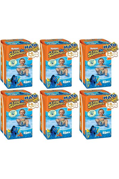 Huggies Little Swimmers Swimsuit Diaper Size 5-6 66 Pieces