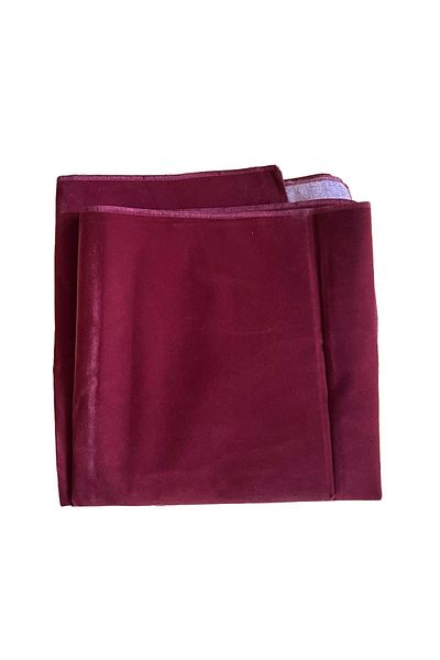 SERA Okey Game Tablecloth Thin Velvet Claret Red 140 X 140 cm
