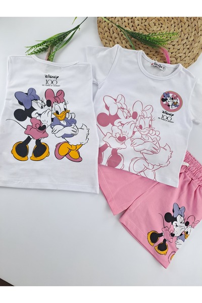 Butik Minnie Mouse Štampano Komplet kratkih hlača i majice za devojčice
