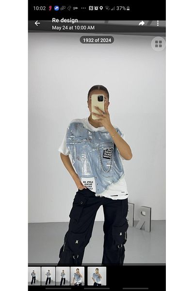 RE DESIGN Gilded Jeans T-Shirt