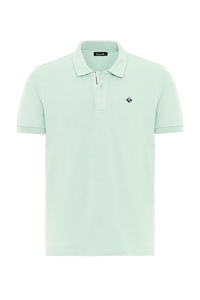 COOLHILL Men's Polo Neck T-Shirt - 100% Cotton, Chest Embroidered, Regular Fit