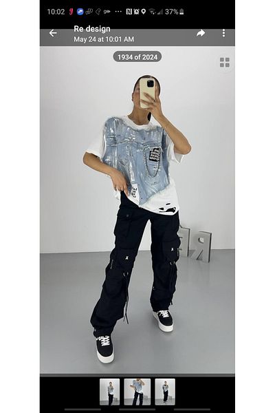 RE DESIGN Gilded Jeans T-Shirt