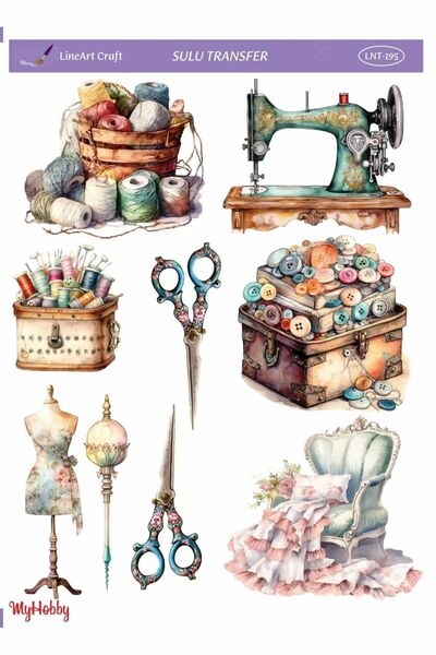 LİNEART Lineart Sulu Transfer LNT195 25x35cm