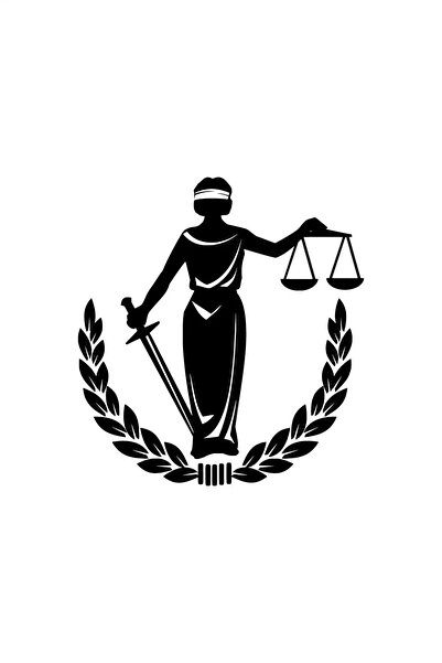 Kıvırcıkyoga ملصق حائط للكمبيوتر المحمول برمز العدالة مقاس 30 × 30 سم