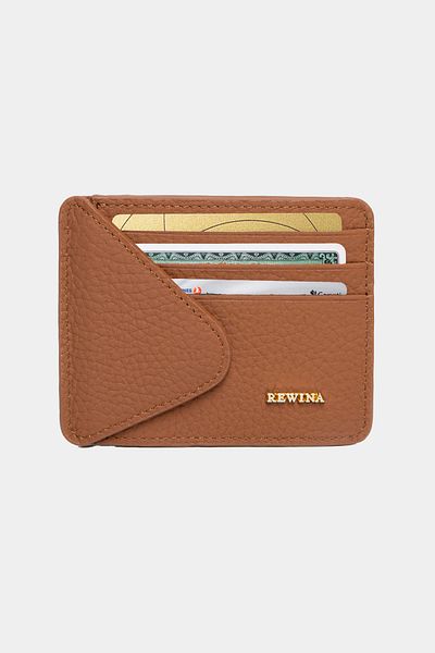 REWİNA 9111 Патентован портфейл от естествена кожа със специален дизайн