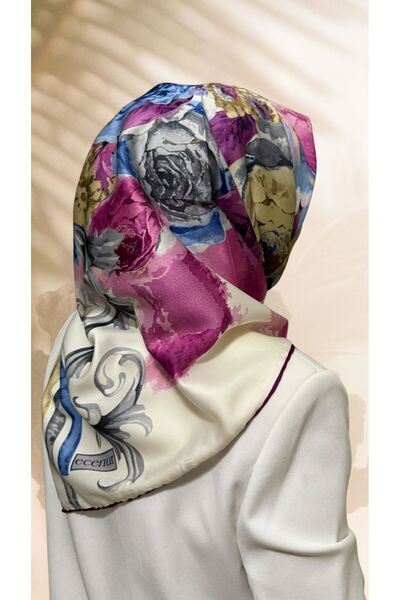 Golden Rose Eșarfă cu model din raion