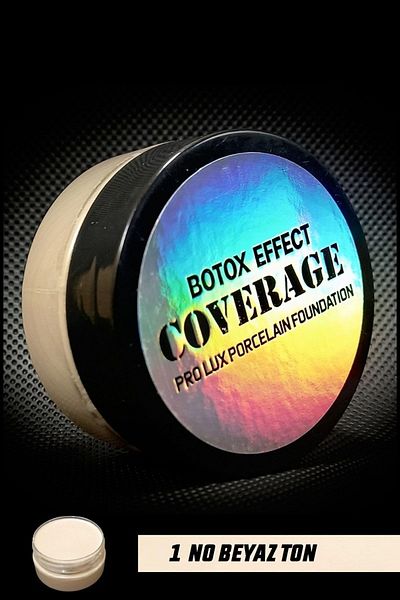 DEPO STUDIO COSMETICS No 1 Coverage Botox Effect Intense Porcelain Foundation Cover Gift Cover