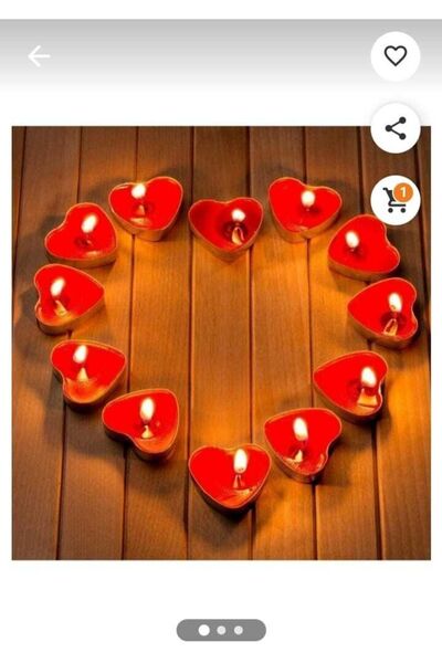 DM ONLINE Mum Kalpli Tealight 16'lı
