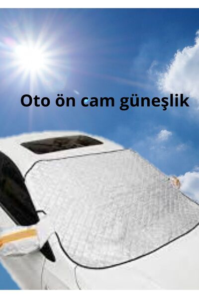 Mega Everest Oto ön cam güneşlik/ branda UV ışınlarına dayanıklı yağmur polle...