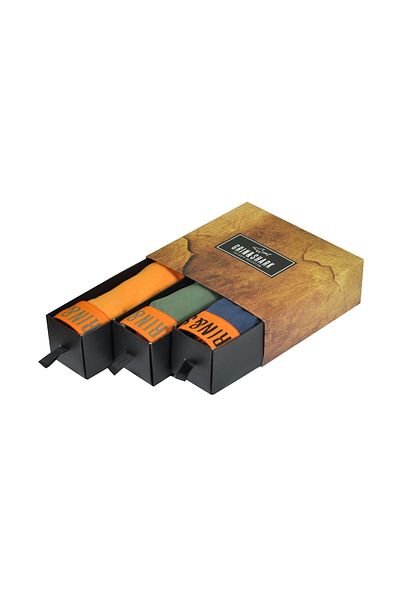 GRINSHARK Lycra 3 Box Premium Ανδρική Μπόξερ Προσαρμοσμένη Συλλογή WOODY
