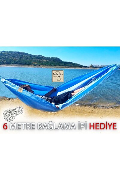 relax ipek hamak RELAX İPEK HAMAK- KAMP HAMAK ÇOCUK 01-12 YAŞ ARASI MAVİ RENK