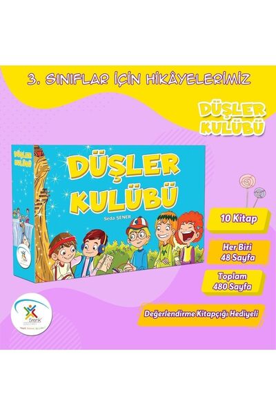 5 Renk Yayınevı 5 Renk Yayınları Düşler Kulübü Kutulu Hikaye Seti Dizisi (10 ...