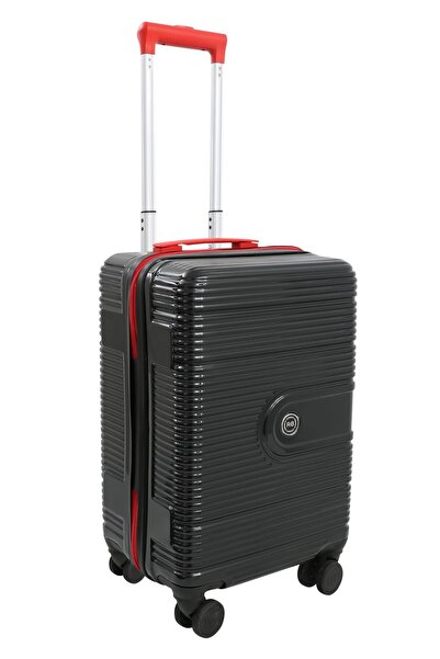 raboom Royal Abs+PC Filmli Valiz Kabin Boy Siyah