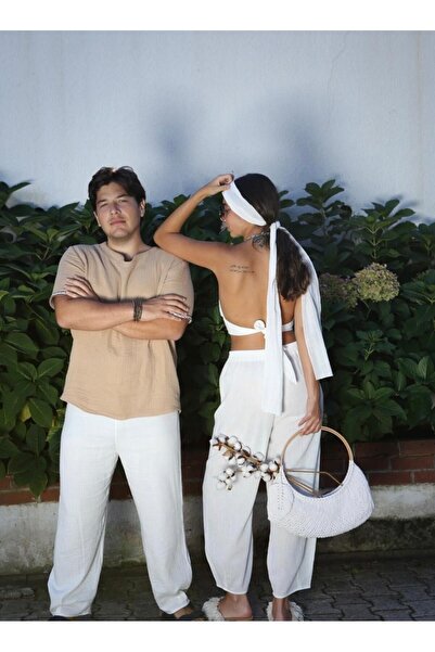 NOHA Unisex Yoga Pantolon Müslin