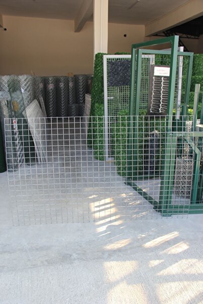 ÖR-AS TEL ÖRGÜ & PANEL ÇİT SİSTEMLERİ Galvanizli Hasır Tel  (-5.5 x 5.5 Göz -) 3.5mm Kalınlık-120cm yükseklik 200cm uzunluk