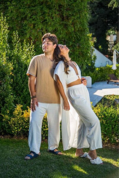 NOHA Unisex Yoga Pantolon Müslin