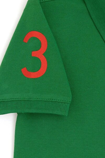 U.S. Polo Assn. Erkek Çocuk Yeşil Polo Yaka T-Shirt