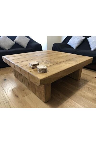 htwoodstore Ahşap Orta Sehpa