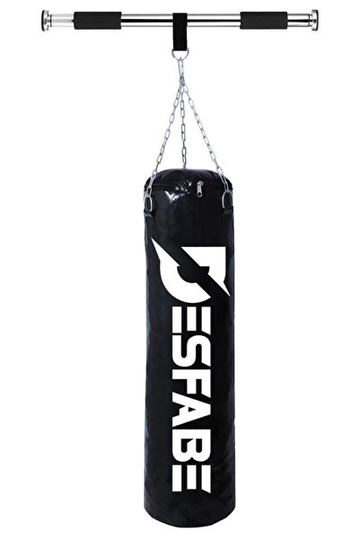 desfabe 70cm X 25cm Boks Torbası ve 62-100cm Barfiks Demiri