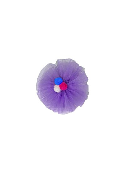 By Piera Παιδική λαστιχένια αγκράφα με Pompom 0896