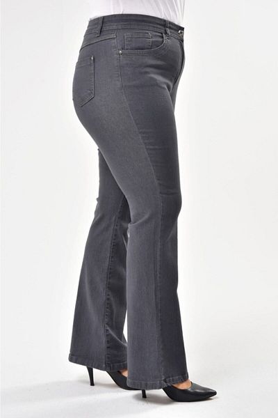 Era Lisa Flared Leg Lycra Plus Size Jeans Trousers