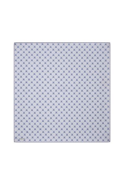 Bursa İpek Eșarfă de mătase din twill pentru bebeluși cu model de fluture albastru