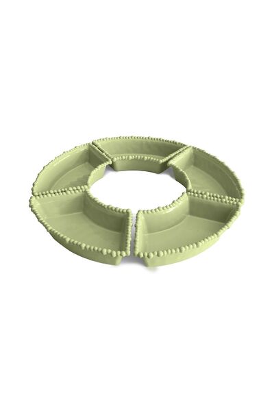 Baci Milano Joke Table Kitchen 5'li Meze Tabağı Yeşil