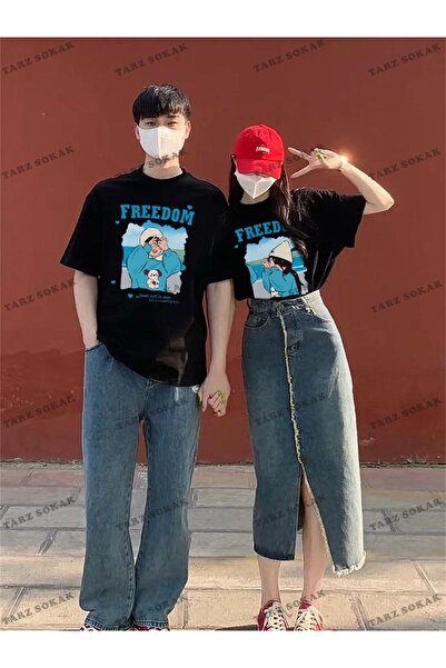 Tarzsokak New Season Tir Harajuku Style Couple Lover Couple Ρούχα - 2 Τεμάχια