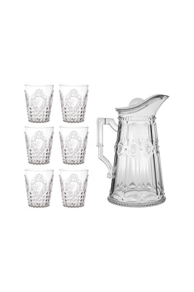 Baci Milano Baroque Rock Anniversary 6'lı Su Bardağı ve Sürahisi