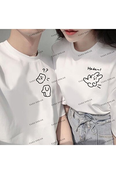 Tarzsokak Noul sezon Tir Harajuku Style Couple Lover Couple - 2 piese