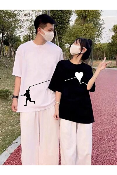 Tarzsokak New Season Tir Harajuku Style Couple Lover Couple Ρούχα - 2 Τεμάχια