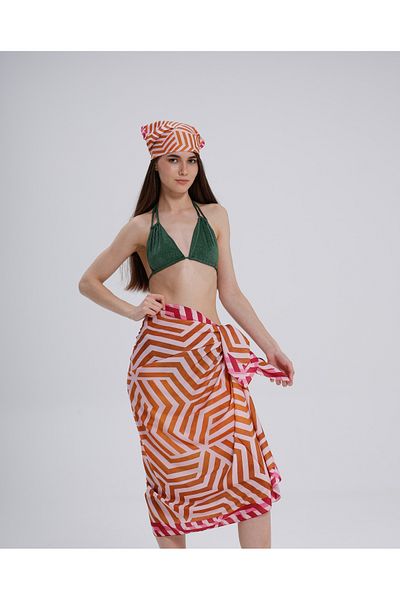 nehir eşarp 95x145 Inner Pave Line Pattern Pareo