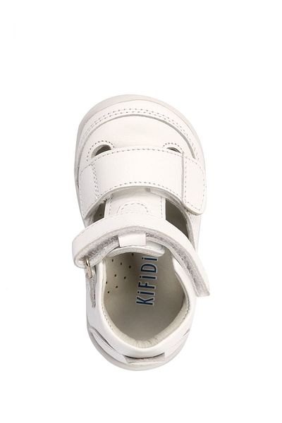 Kifidis Pantofi unisex Candy Kids Leder Kp50 19-25 Checker Checker Alb