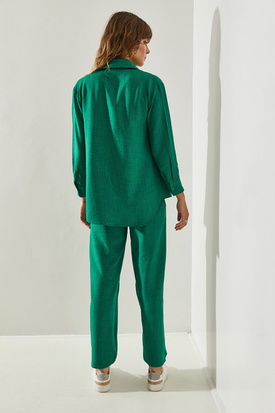 Bianco Lucci Dámsky vrchný a spodný set - elastické nohavice v páse60111075