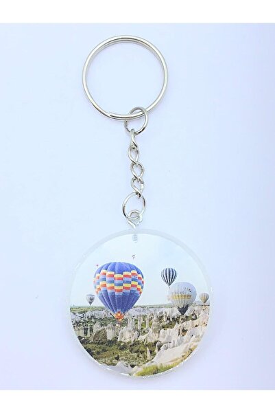 GultekinShop Kapadokya Balon Epoksi Anahtarlık