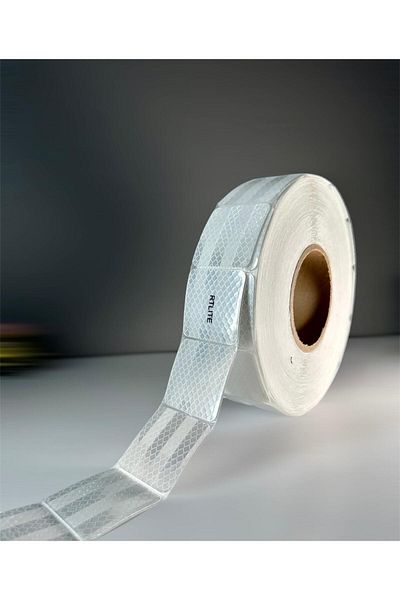 YEDEK PARÇA 10 Meters White Reflective Phosphorescent Cut Strip Tape