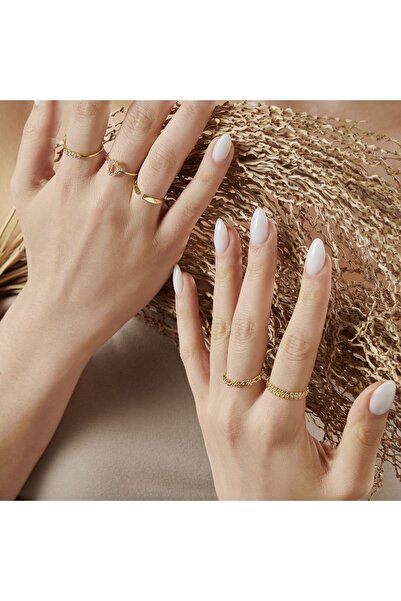 DesignbyKairos 14 Ayar Altın Art Deco Eternity Yüzük