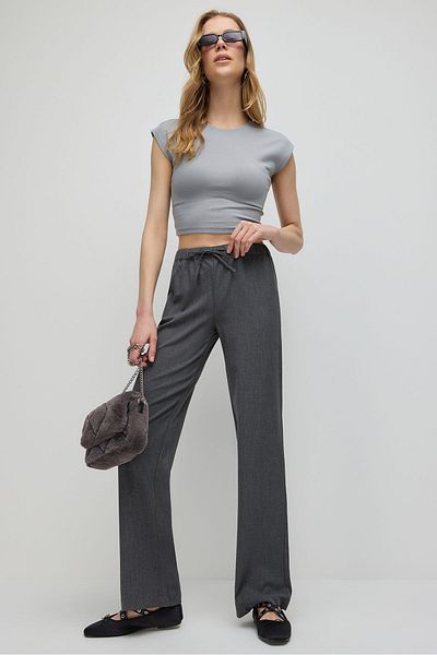 No Matter What Adjustable Straight Leg Trousers