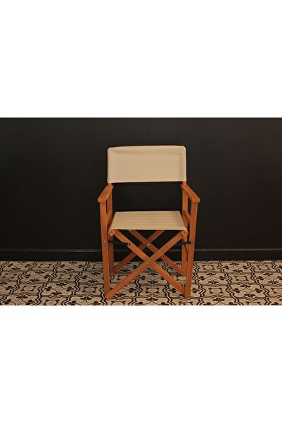 ayzenbi Ahşap Katlanır - Rejisör Sandalyesi , Balkon Teras Bahçe Mutfak Yemek...