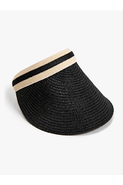 EKstore Ψάθινο καπέλο με γείσο και στέμμα