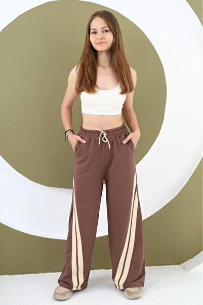 Asortix Παιδικό φαρδύ παντελόνι φούτερ - 100% βαμβάκι, ελαστική μέση