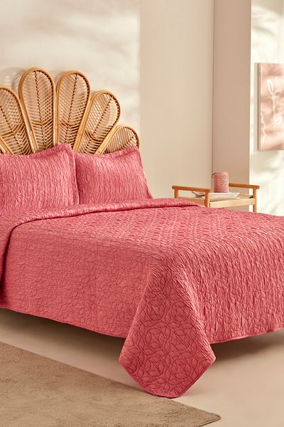 Karaca Home Fuchsia Rody Double Bedspread