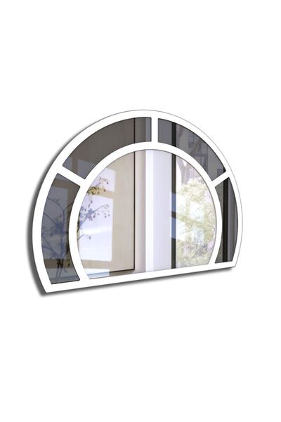 Decorita Salon Duvar Aynası | Füme Ayna | Aurora Parçalı Dekor Ayna | 70cm x 98cm