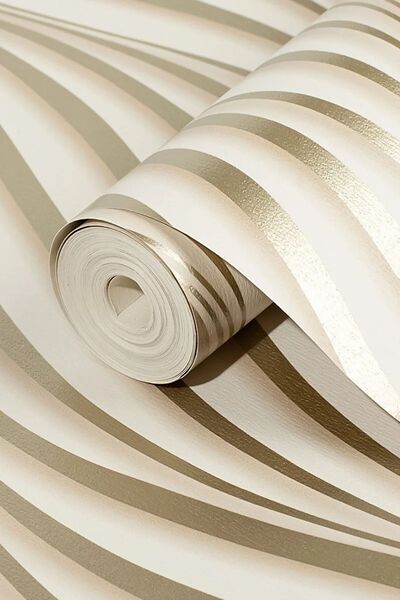 Bien Duvar Kağıtları Bien Exclusive 2693 Kentsel Dokular Parlak Gold Dalgalı 3d Premium Duvar Kağıdı 5,30m²