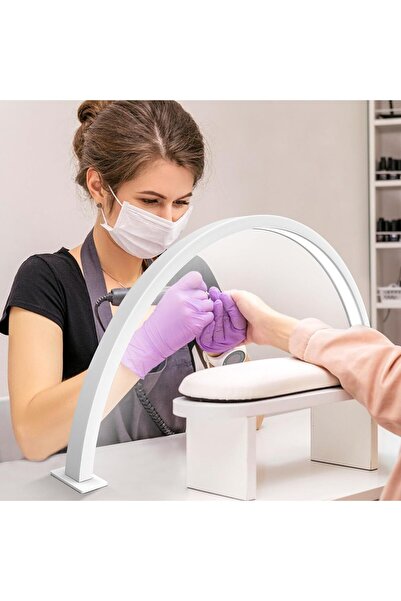 Enshall Masa Üstü 28inç Ay Lamba Tırnak Işığı 40W Kirpik Kaş Masa Sedye Üstü Led